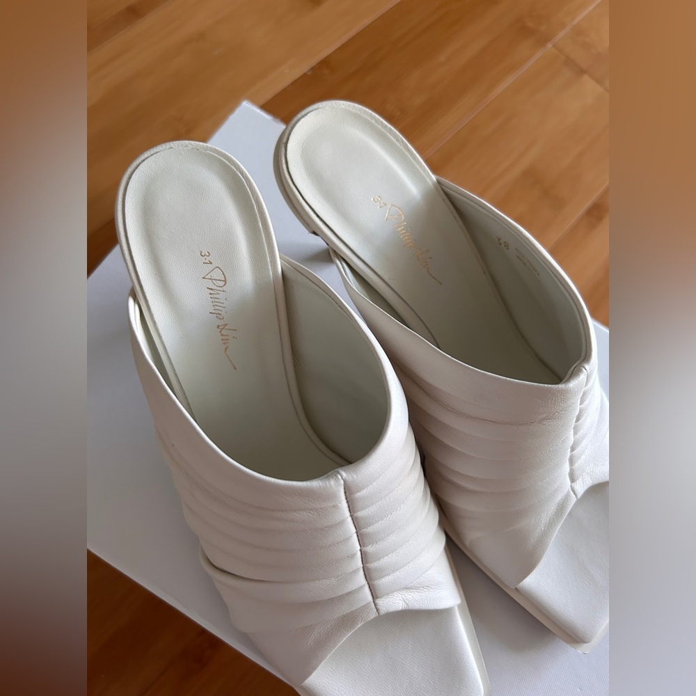 3.1 Phillip Lim Georgia Ruched Mule - Picture 6 of 9